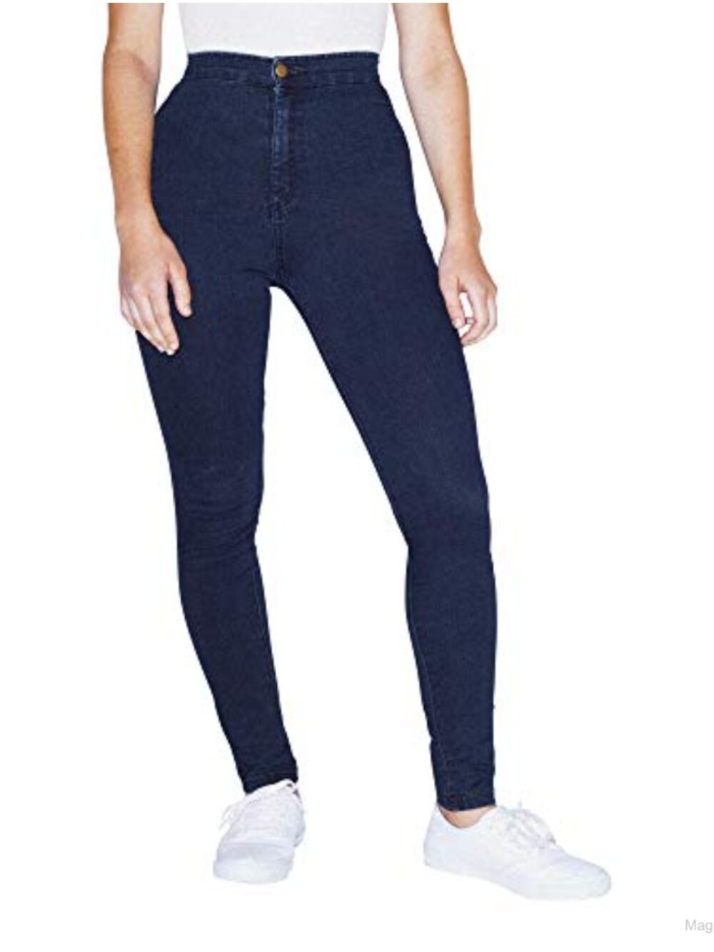 High Rise Skinny Jeans 4 Way Stretch Denim Ankle Casual Night